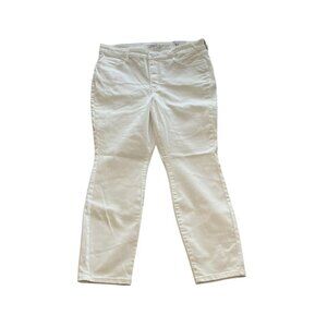 Nine West Women's White Denim Jeans, High Rise, Skinny NWT